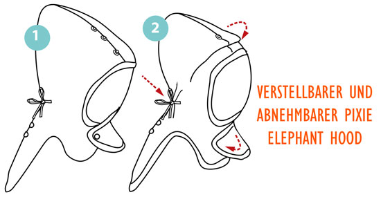 MaM Pixie Elephant Hood deutsch